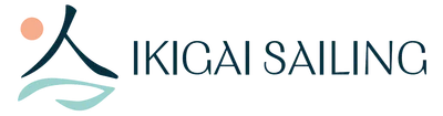 IKIGAI SAILING wordmark — white