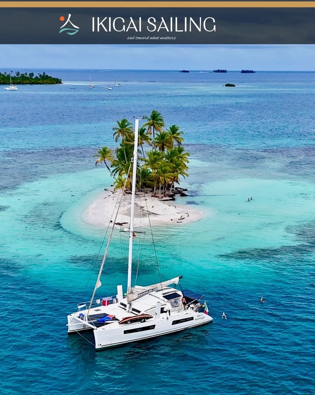 Not just a sailing trip. Ikigai was born from a simple idea: slowing down enough to reconnect with what truly matters. Days spent sailing among the untouched is