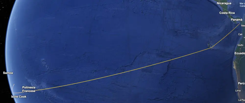 Traversata Oceano Pacifico