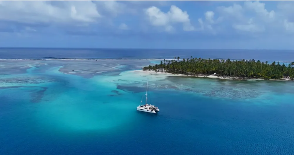 San Blas Cruise drone